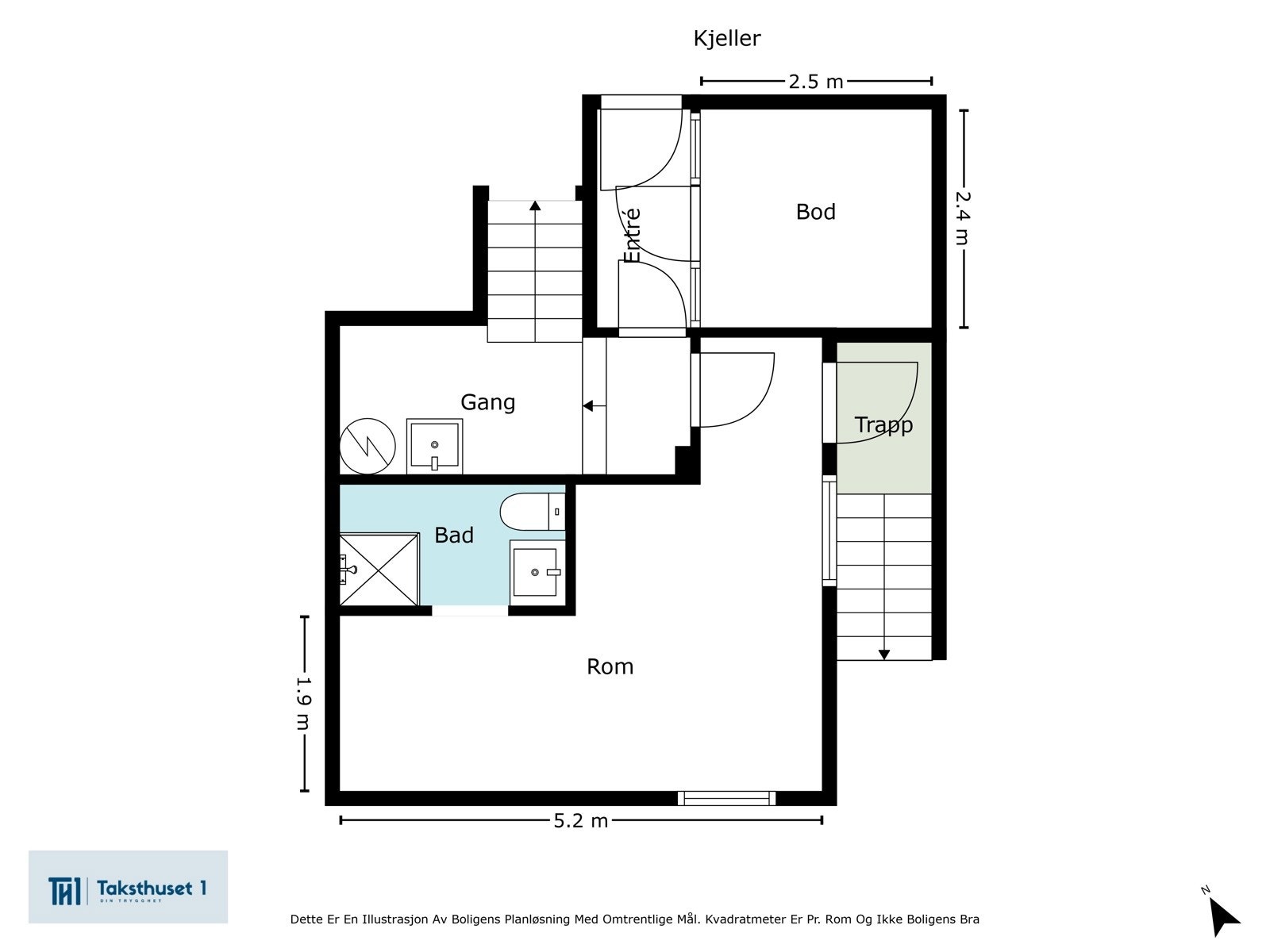 Plantegning U. etasje Galleribilde