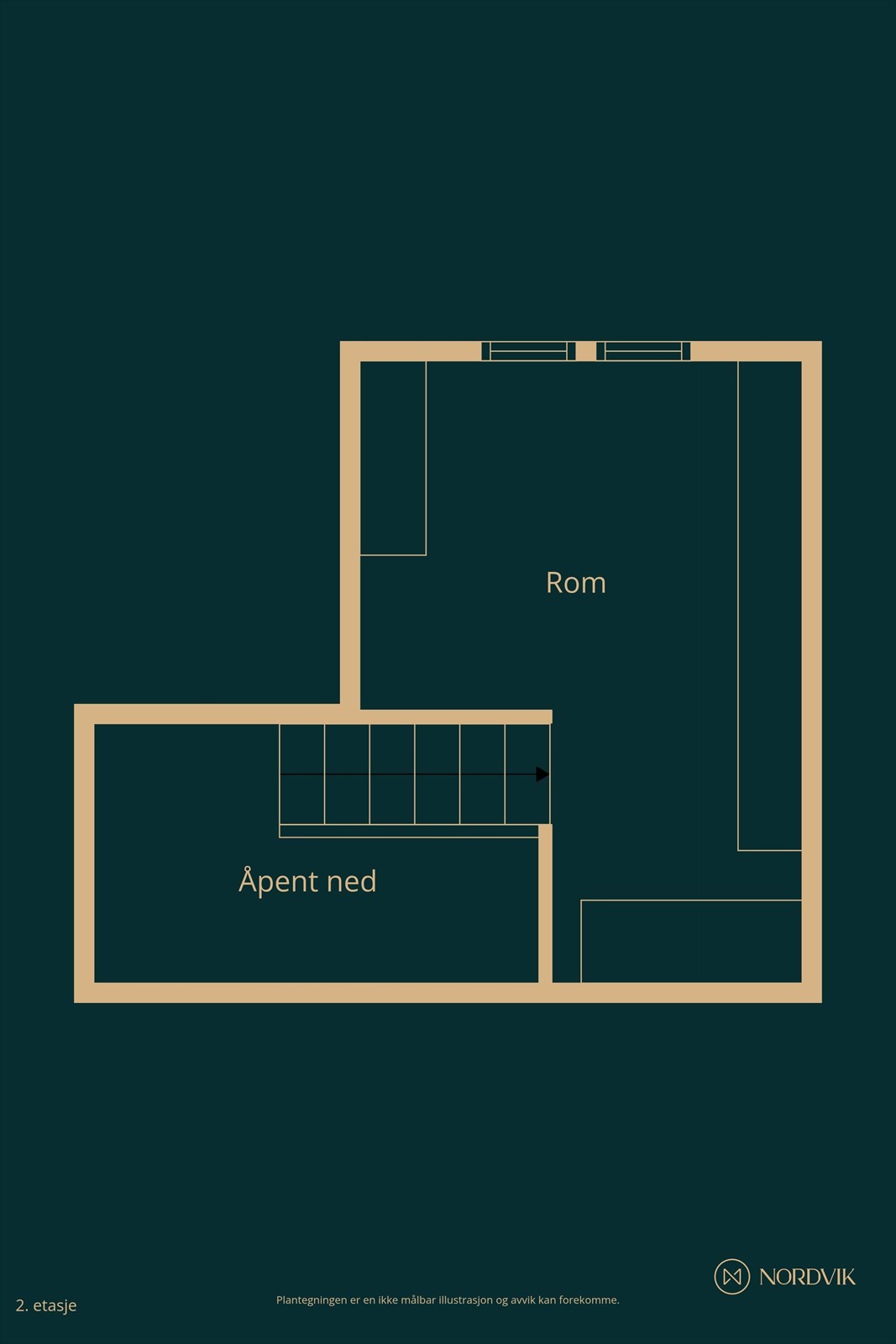 Plantegning - hems Galleribilde