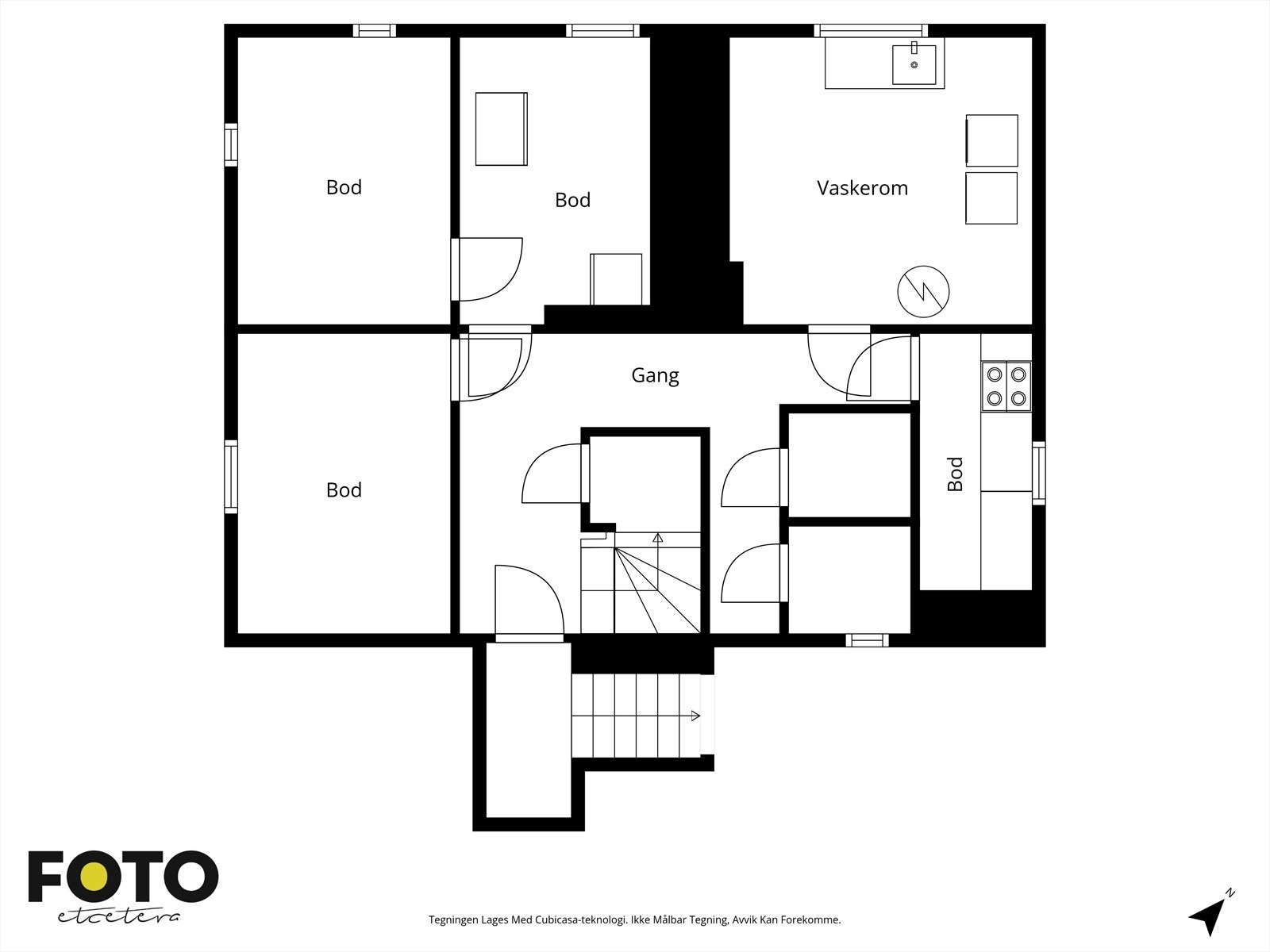 Torvaldslyst 9 - kjeller. Veiledende planskisse - ikke målbar Galleribilde