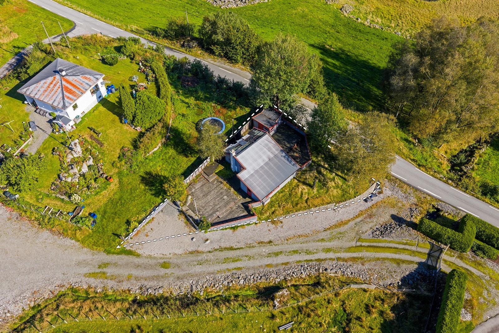 Tomtegrensen er ca stipulert Galleribilde