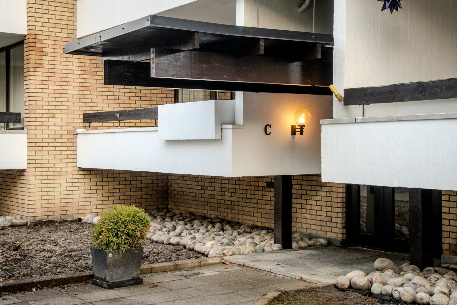 Inngangspartiet til oppgang C. Galleribilde