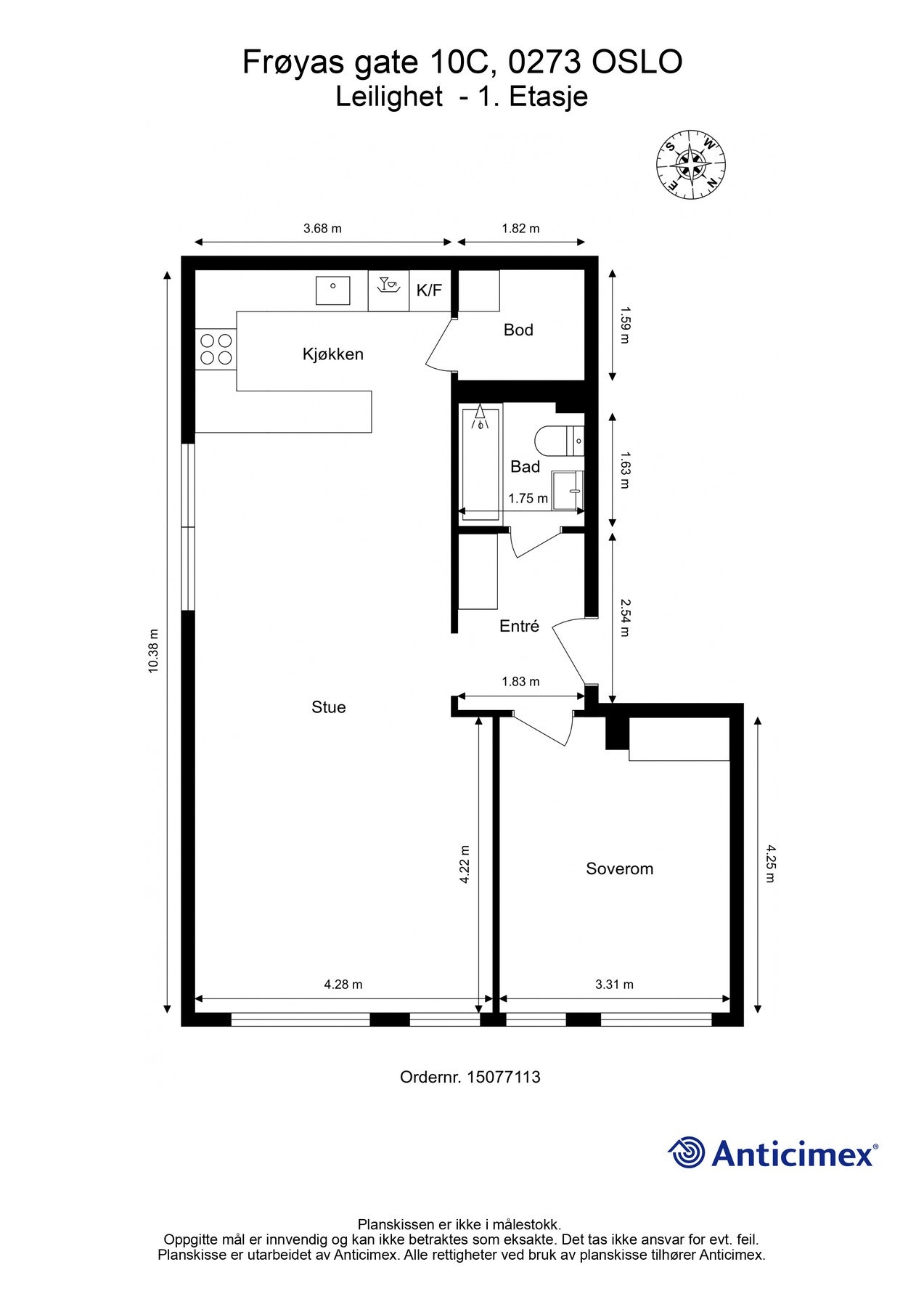 Dagens planløsning. Galleribilde