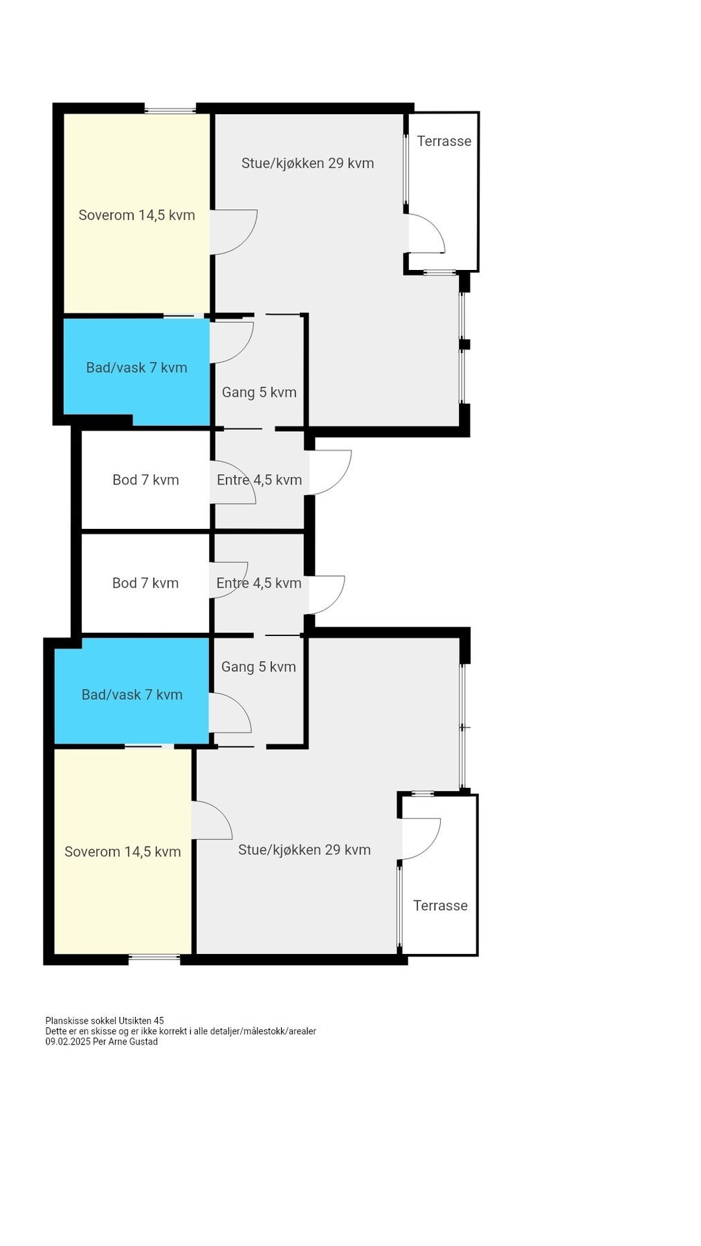 Plantegning Galleribilde