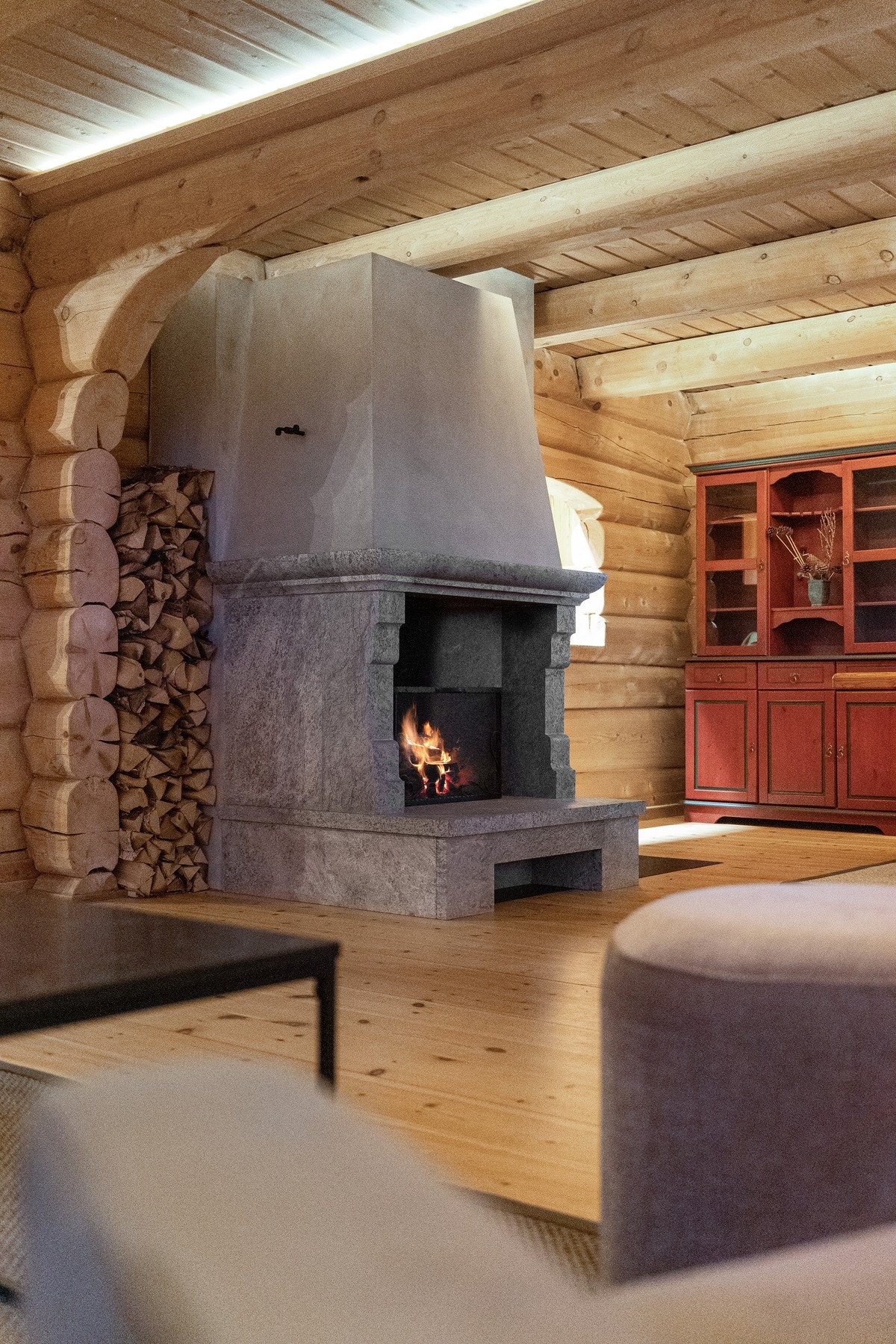 Flott og åpen kleberstenspeis. Galleribilde