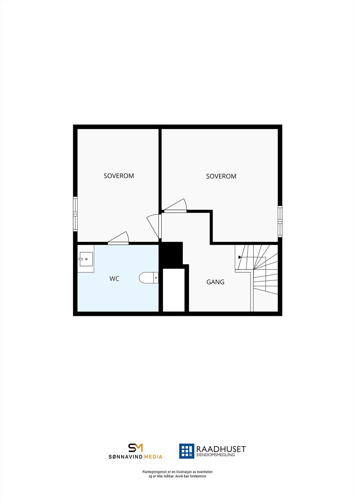2D Plantegning | 2. Etasje Galleribilde