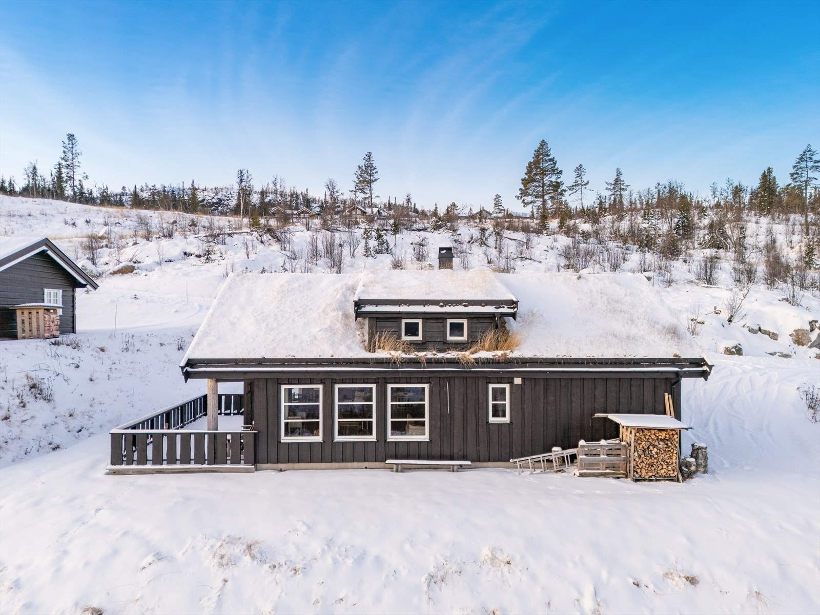 Arealeffektiv hytte fra Familiehytta. Galleribilde