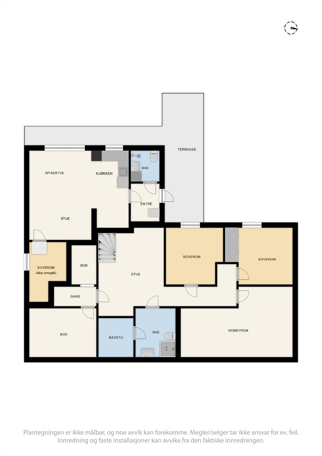 Sokkeletasje Galleribilde