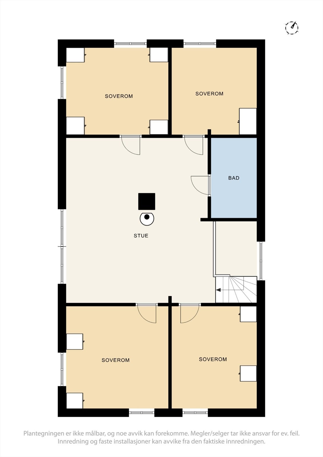 Plantegninger 2. etasje Galleribilde