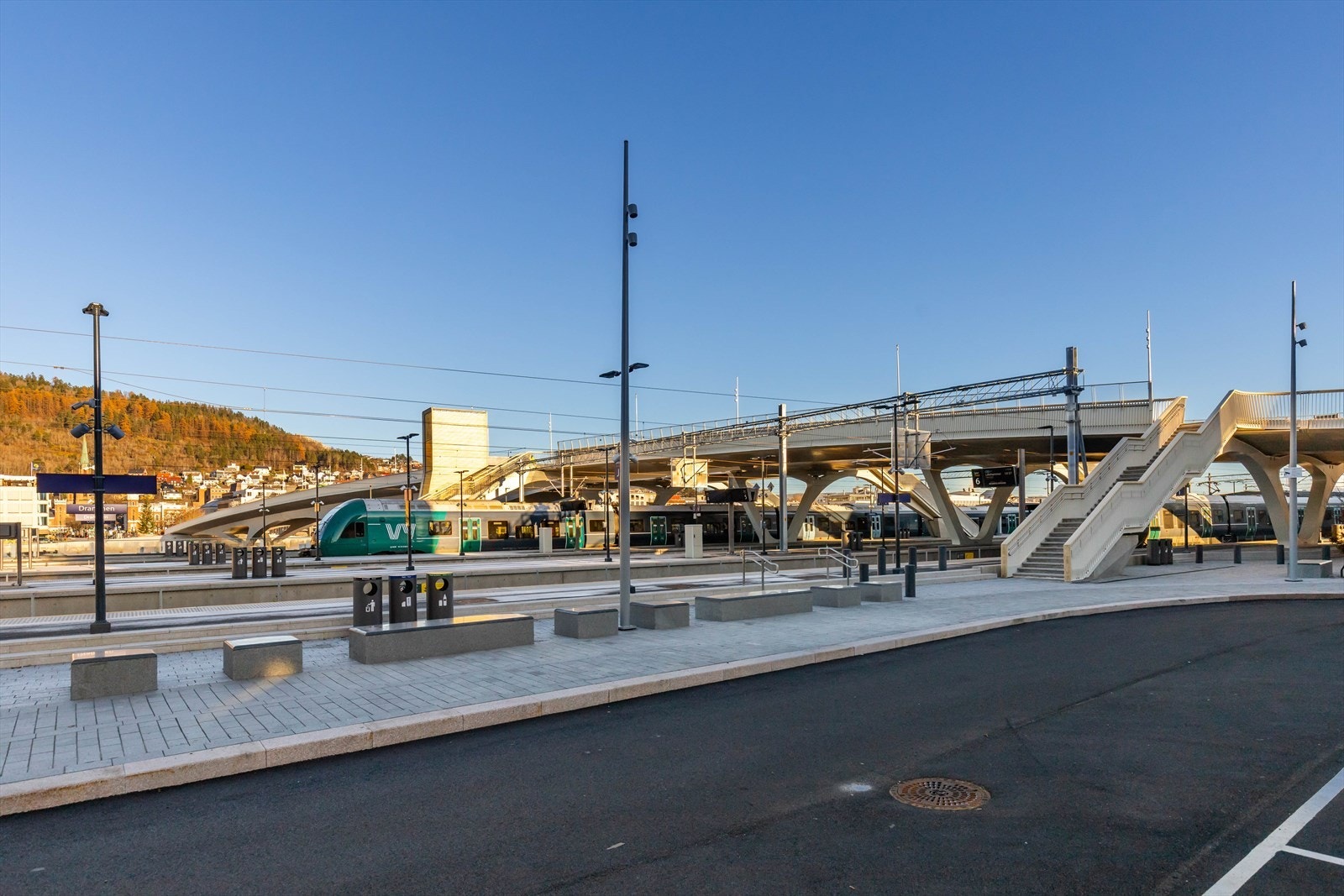 Enkel tilgang til den nye stasjonen Galleribilde