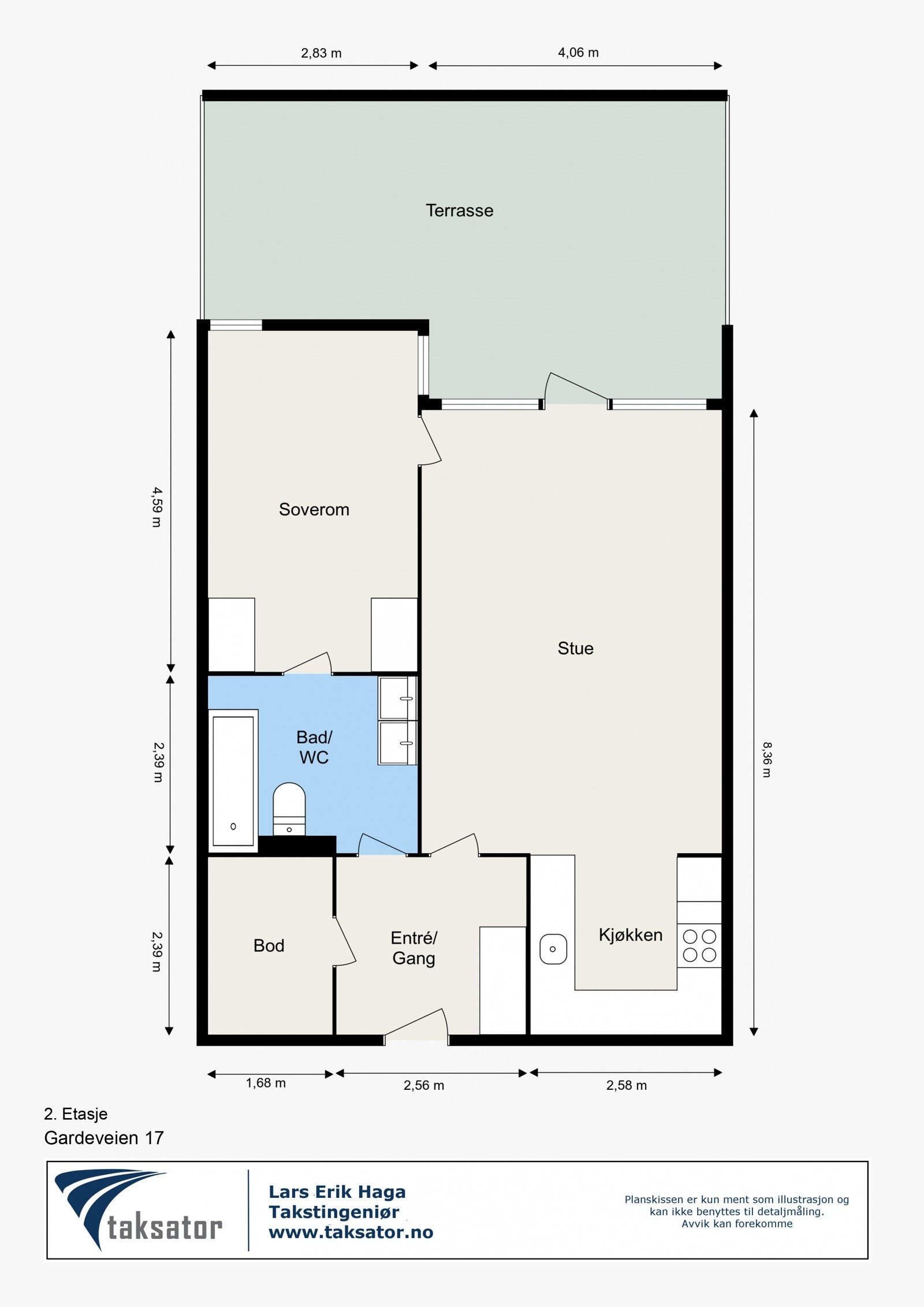 Plantegning Galleribilde