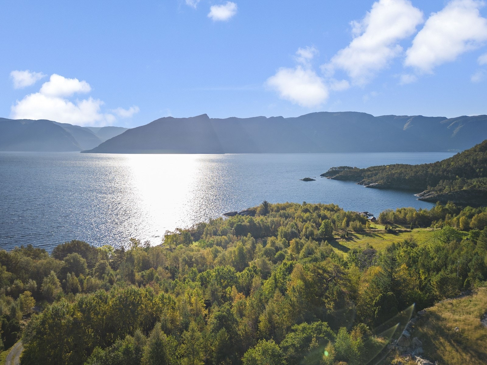 Naturskjønne omgivelser ved vakre Sognefjorden Galleribilde