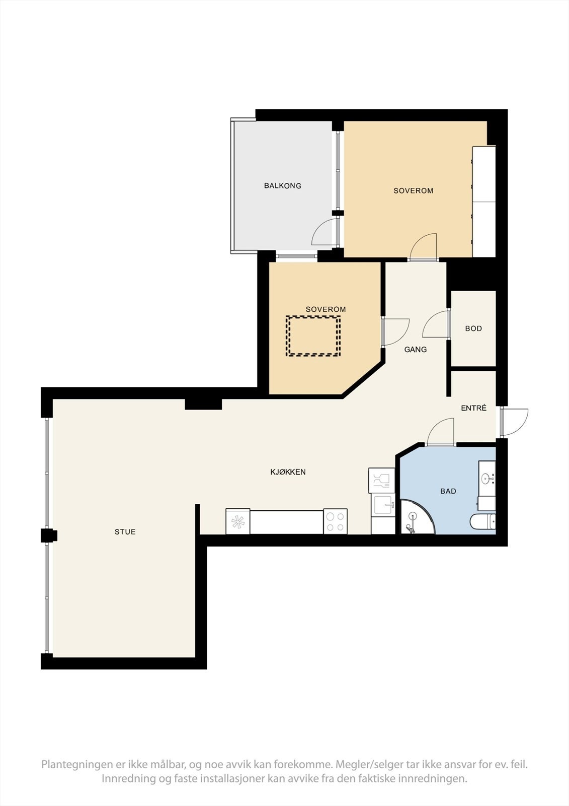 Plantegning. Galleribilde