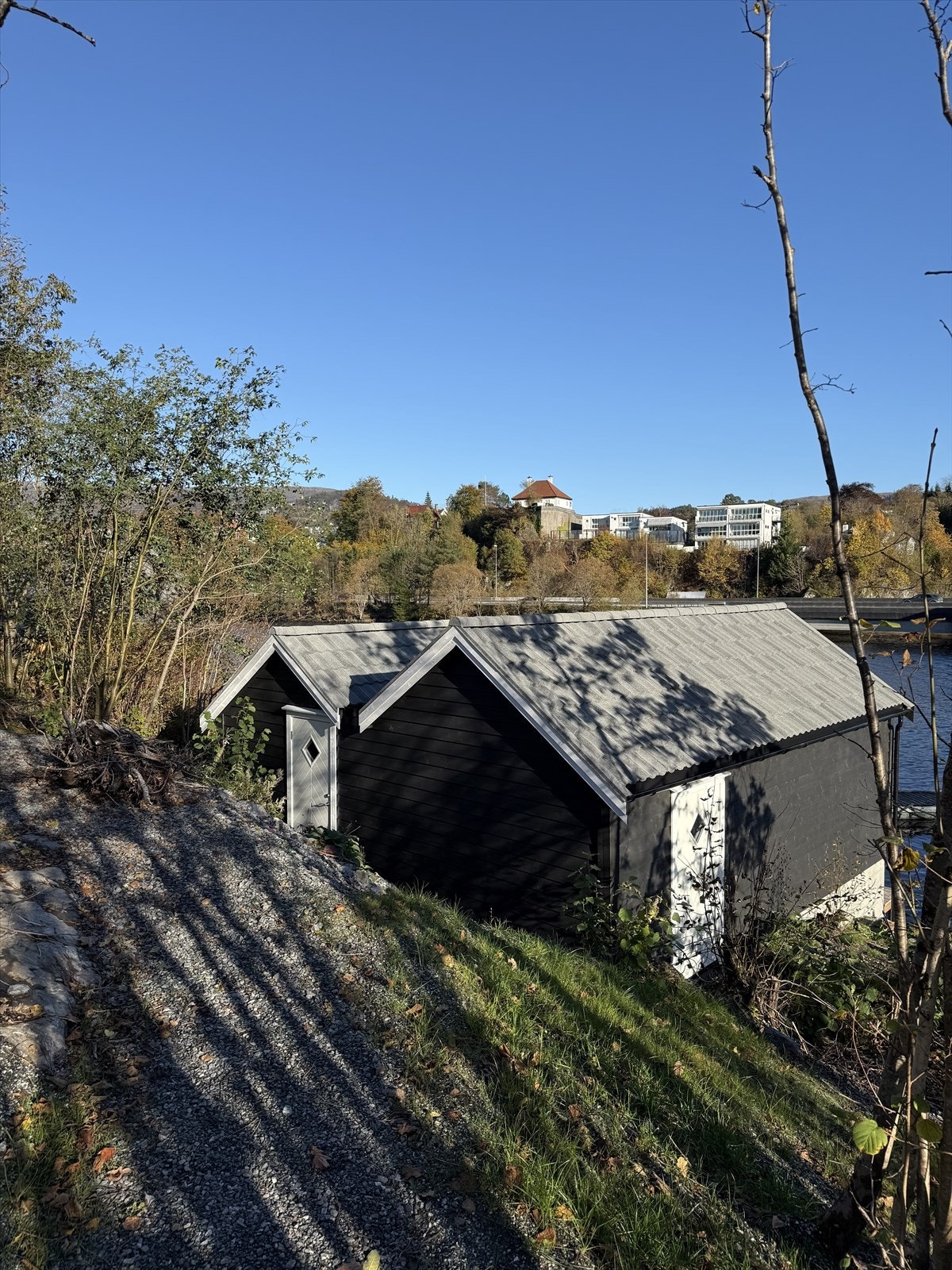 Tilkomst til Naustet. Galleribilde