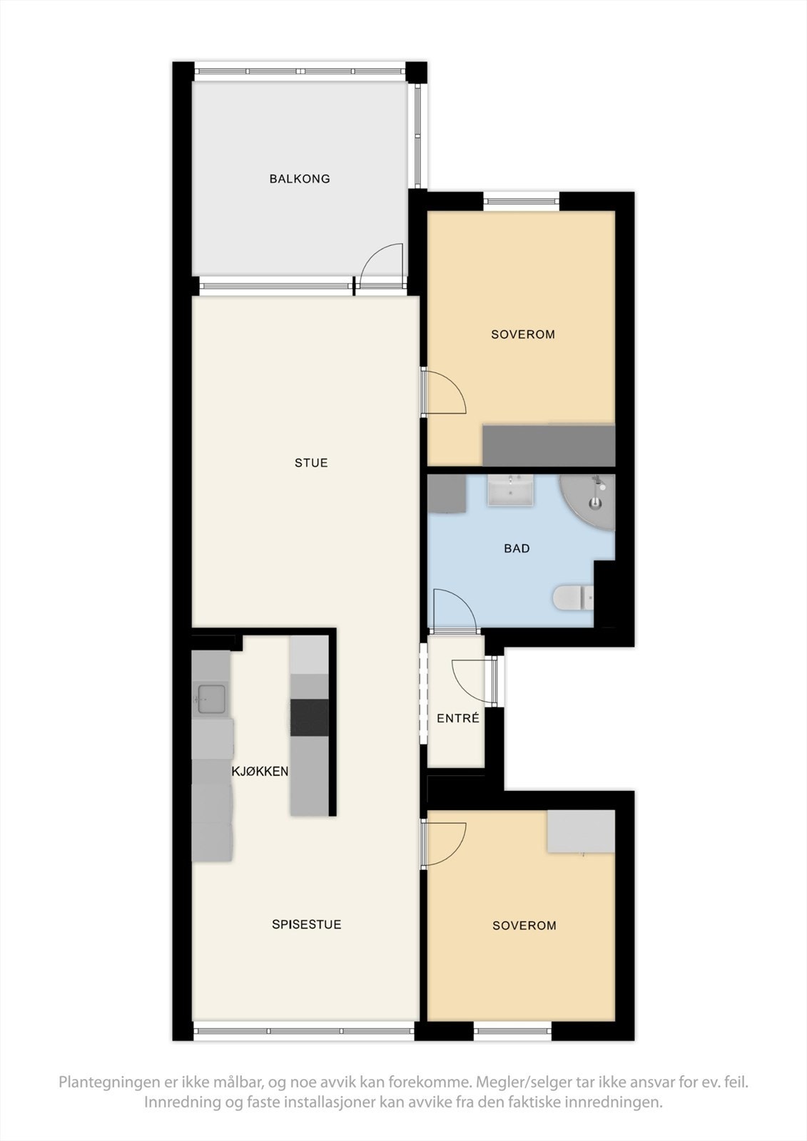 Plantegning - 3. etasje Galleribilde