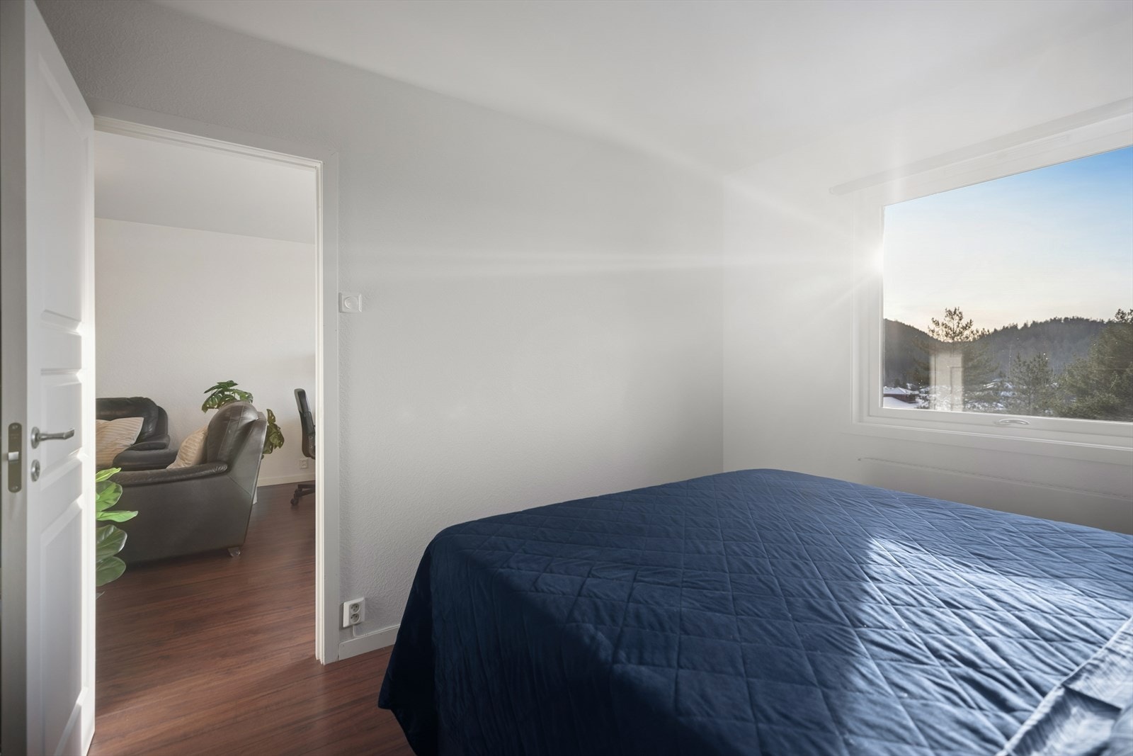 Soverommet har inngang fra stue. Galleribilde