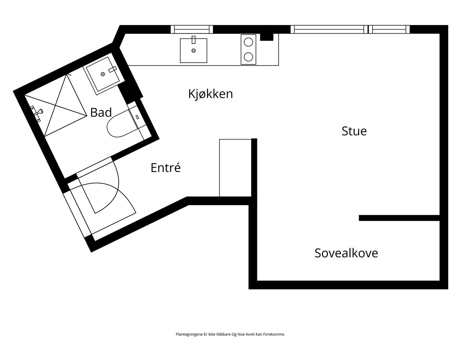 Planskisse - ikke målbar. Avvik kan forekomme. Galleribilde