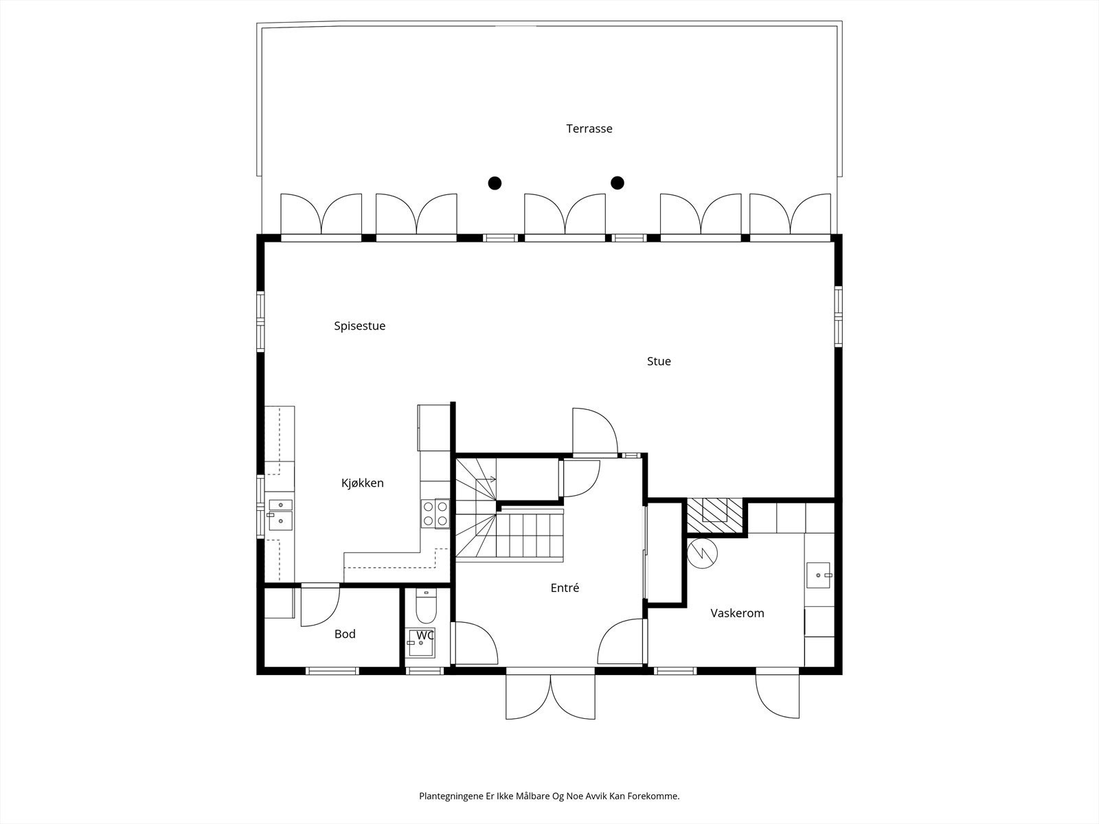 Planløsning 1. etasje. Galleribilde