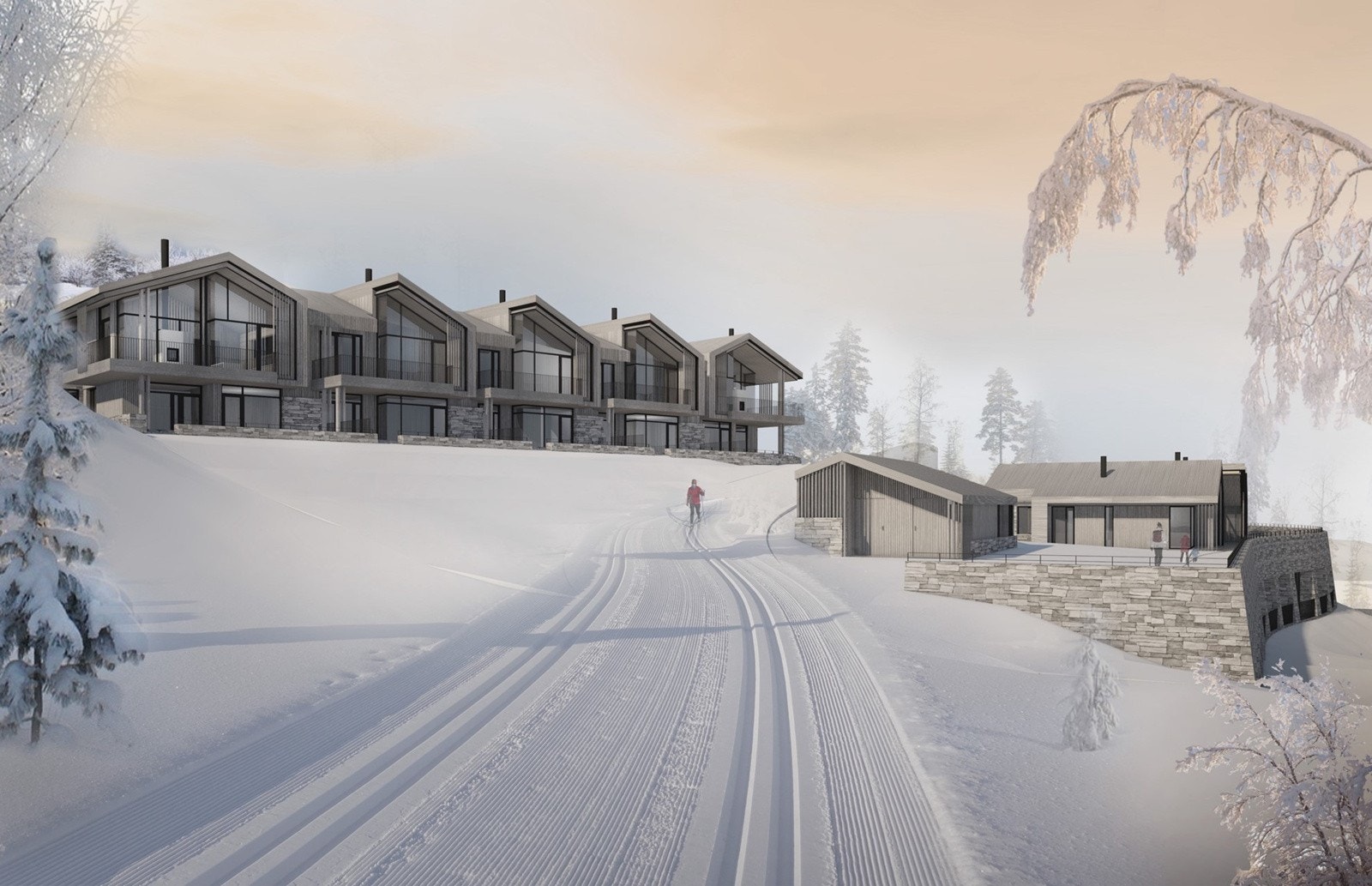 Det er solgt 7 av 9 enheter Galleribilde