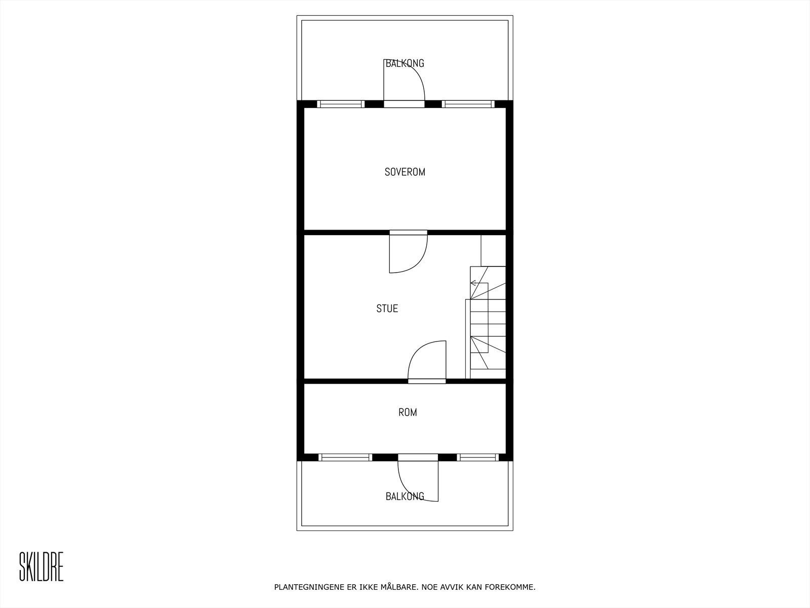 Plantegning 2. etasje Galleribilde