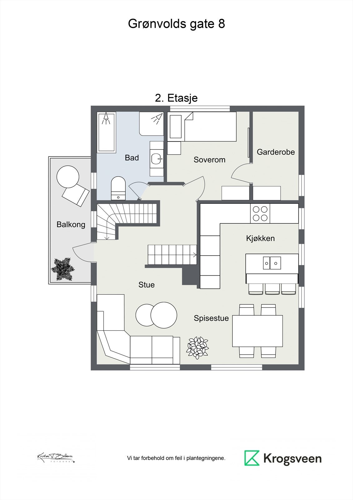 Planskisse 2. etasje. Galleribilde