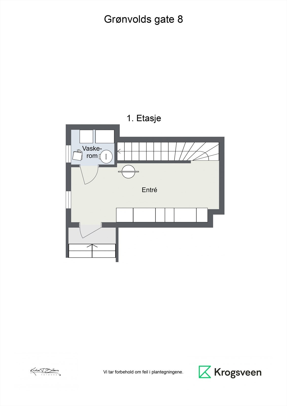 Planskisse 1. etasje. Galleribilde