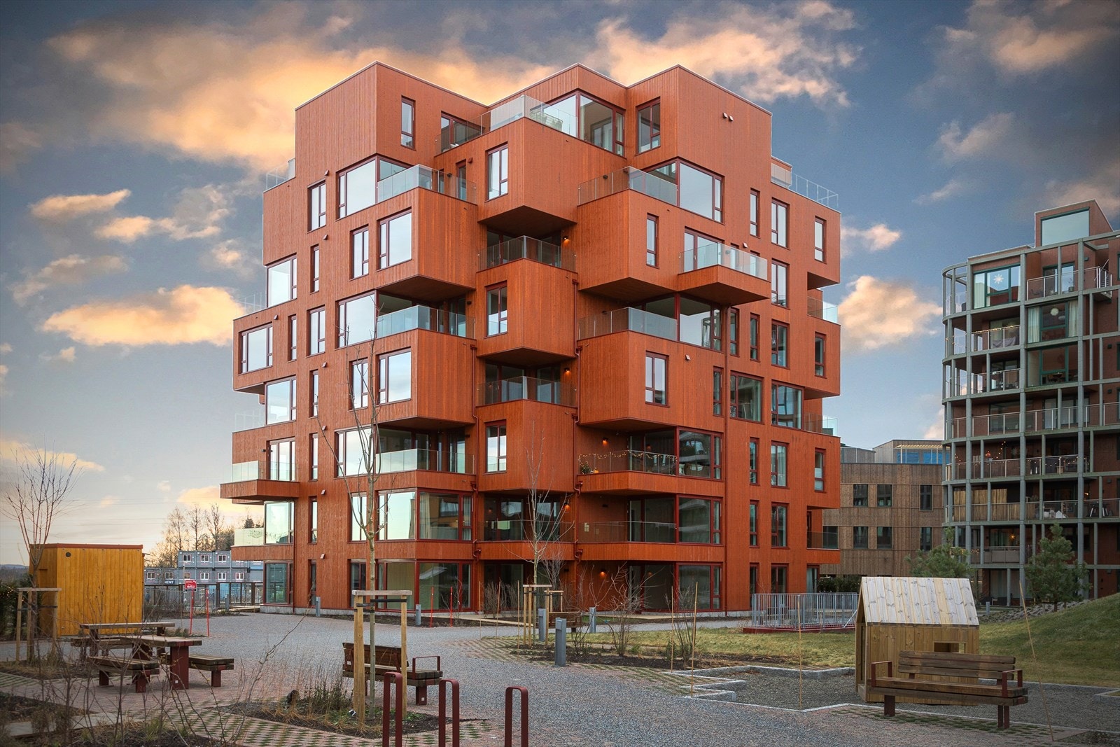 Fasade. Kronen er tegnet av Code arkitekter. Galleribilde