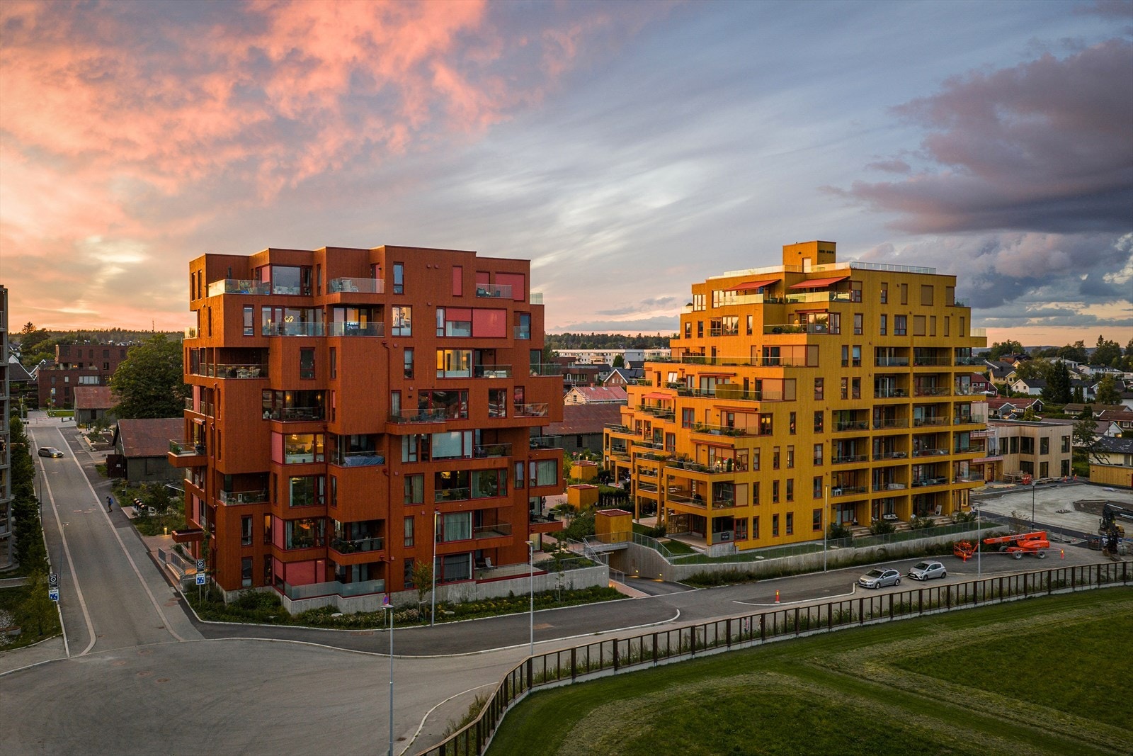 Fasade. Boligen ligger flott til i 7. etasje. Galleribilde