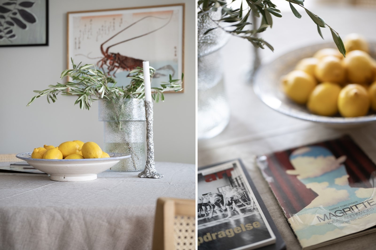 Detalj spisestue. Galleribilde