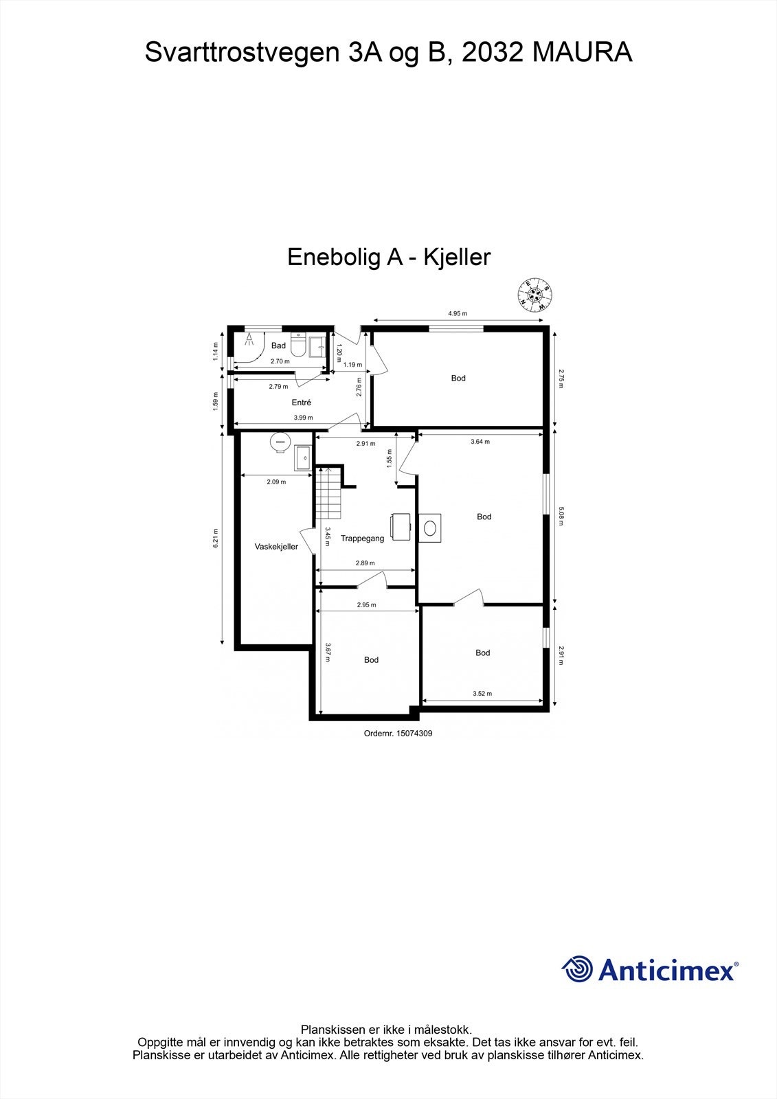 Enebolig A - Kjelleretasje Galleribilde