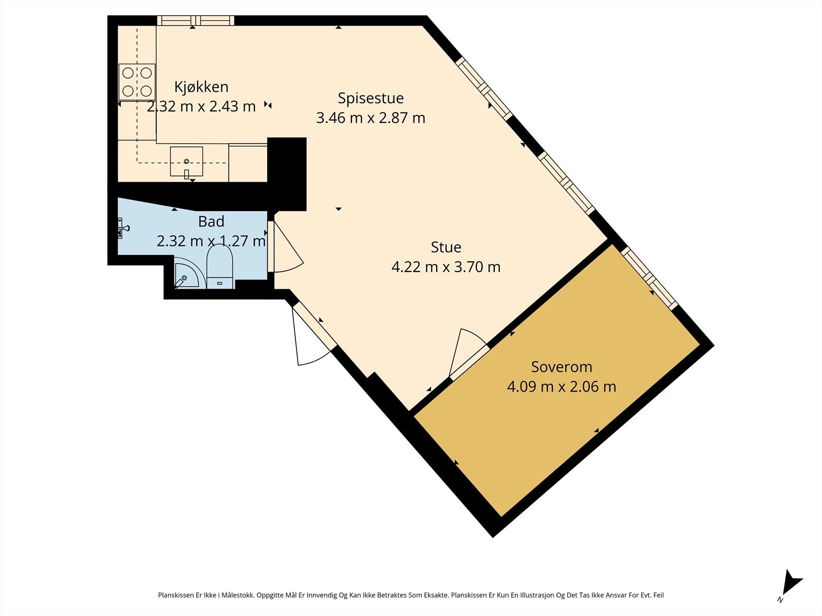 Planløsning. Galleribilde