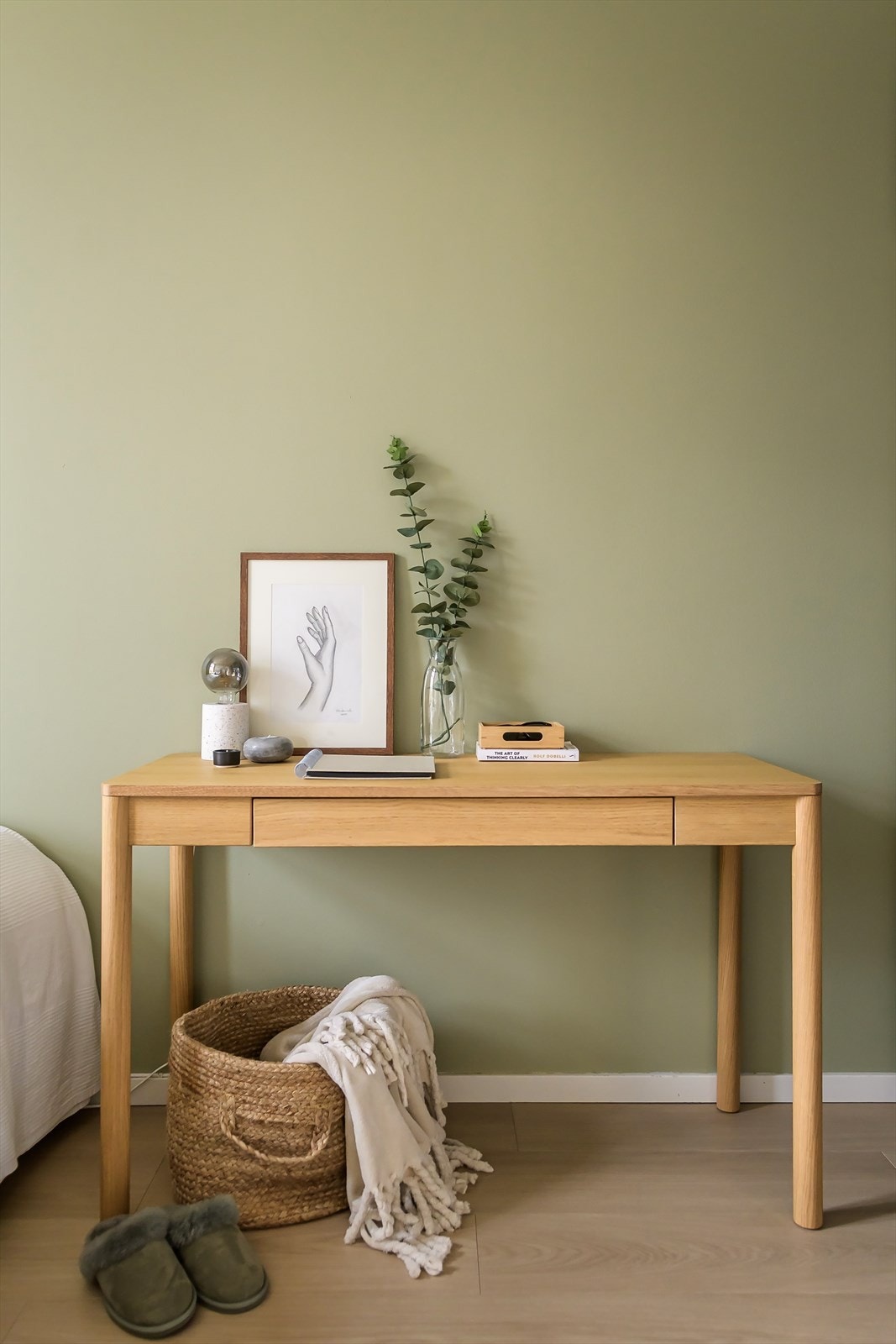 God plass til hjemmekontor løsning Galleribilde