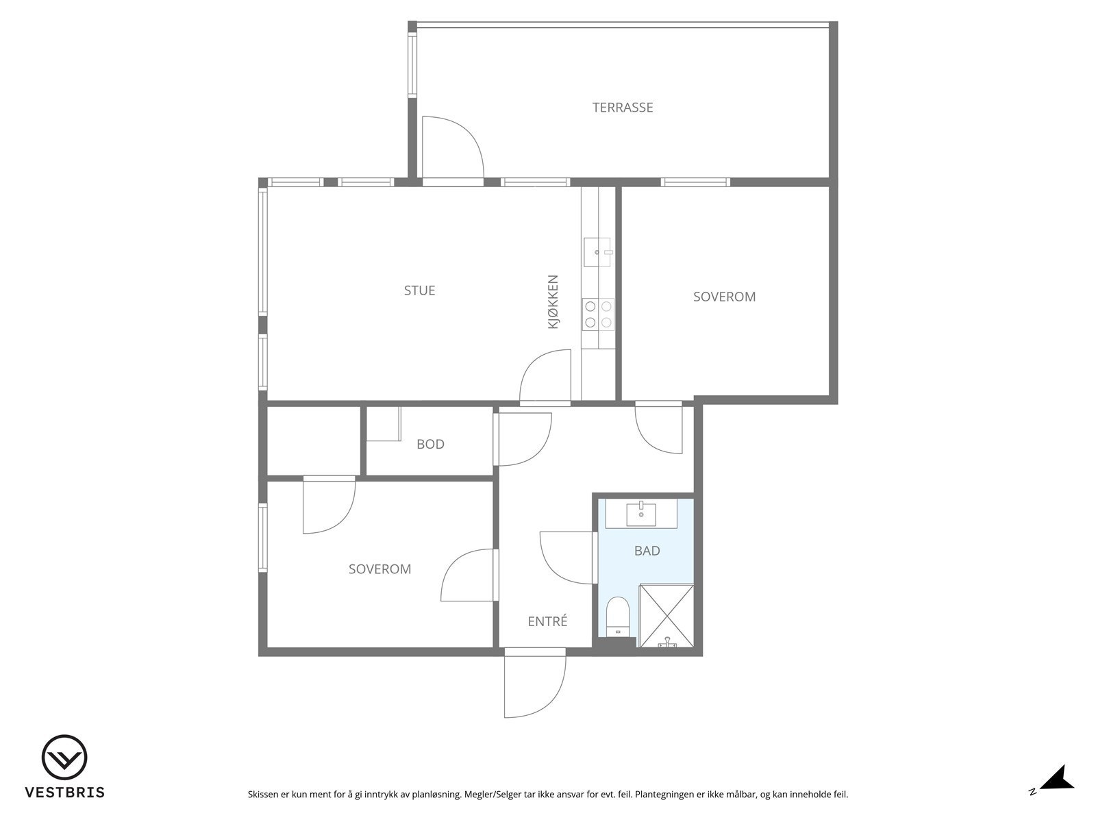 Plantegning. Galleribilde