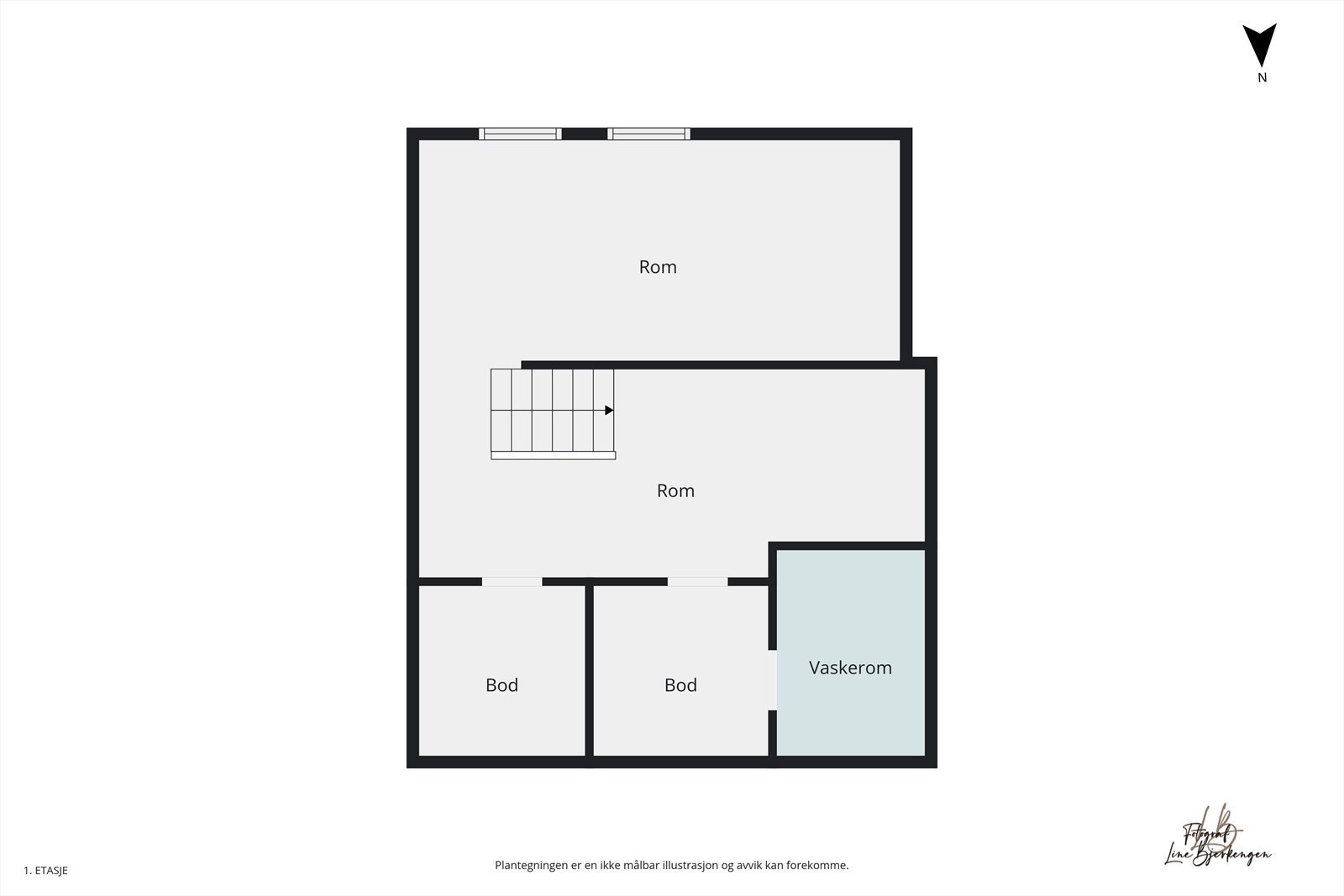 Plantegning kjeller Hovedbolig Galleribilde