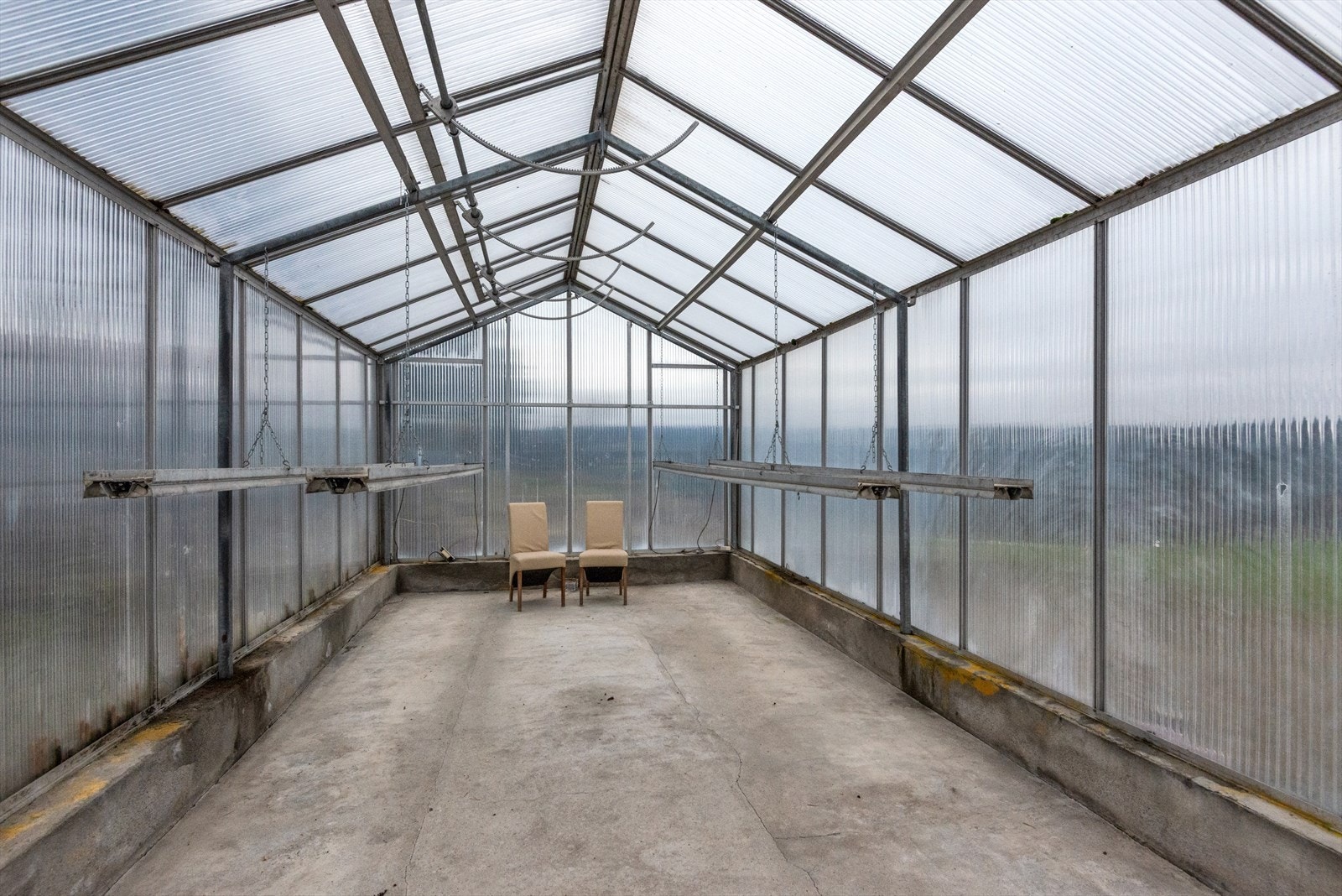 Drivhus på tomten Galleribilde