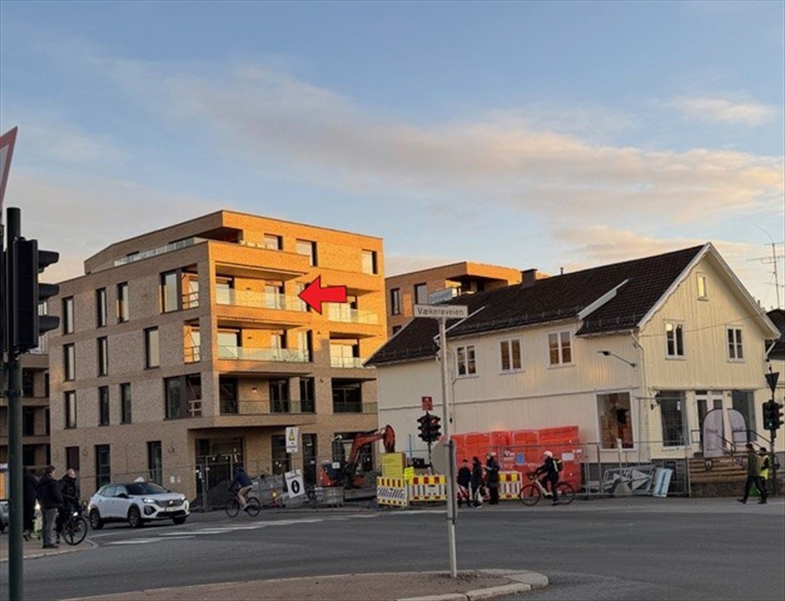 Bilde av byggeplass november 2025. Galleribilde