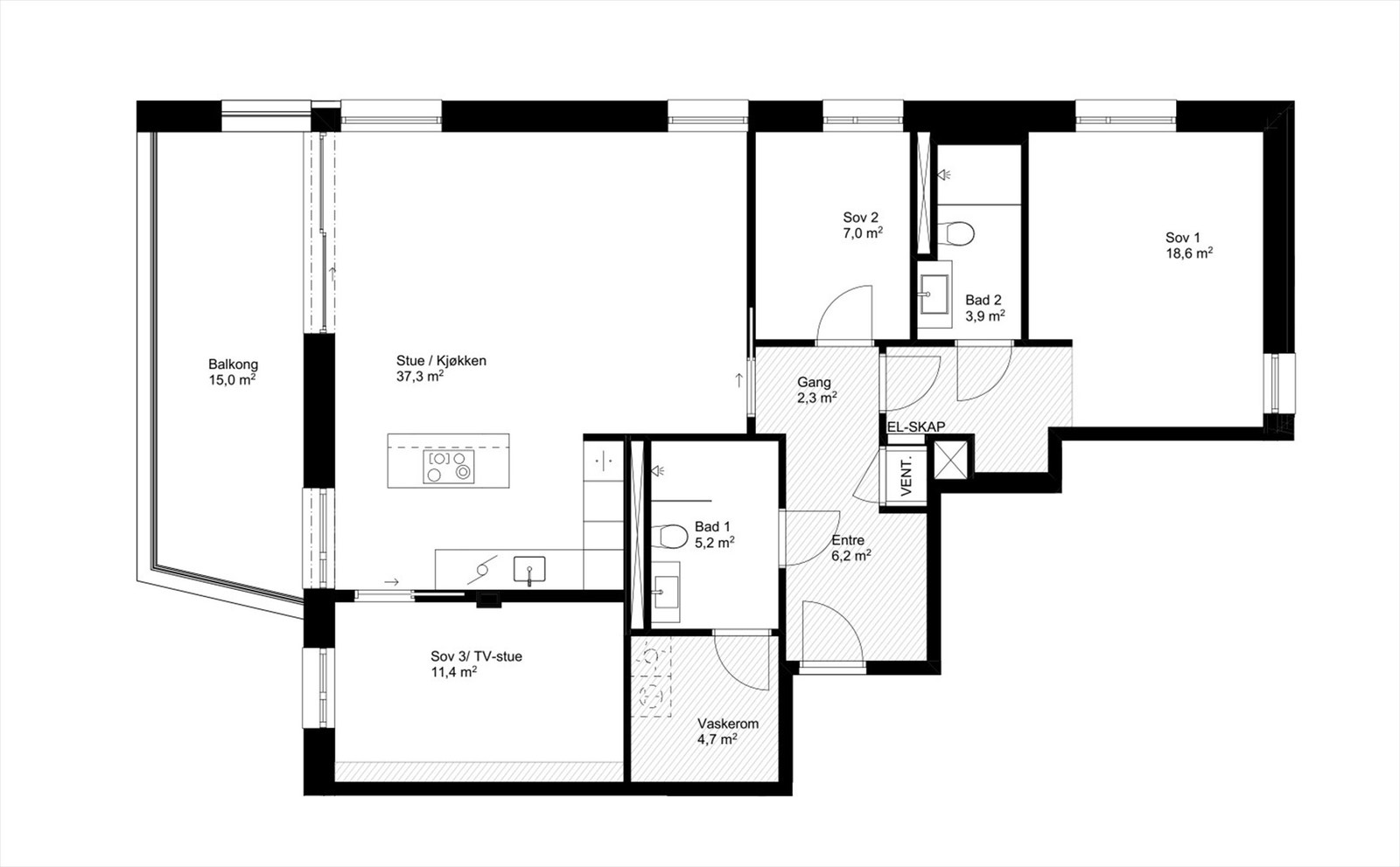 Plantegning. Galleribilde