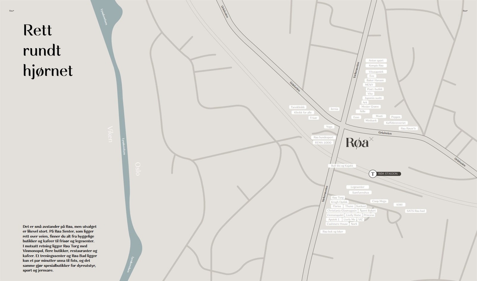 Nabolaget | Røa har etablert seg som en egen bydel med sin helt egen identitet, og stedet er i dag et av hovedstadens mest attraktive boligområder. Galleribilde