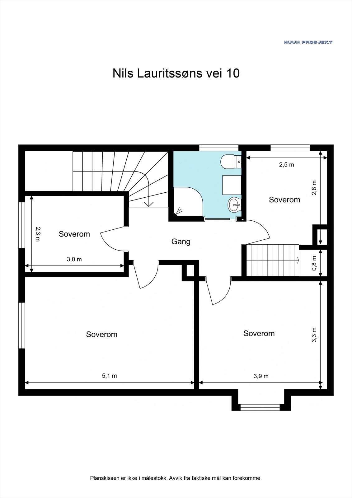Plantegning 1. etasje Galleribilde
