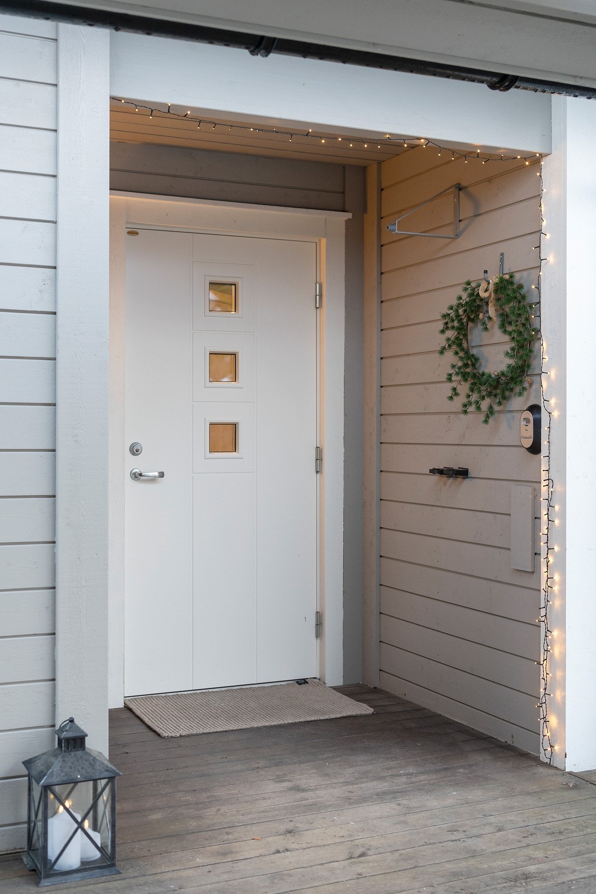 Overbygd inngangsparti. Galleribilde