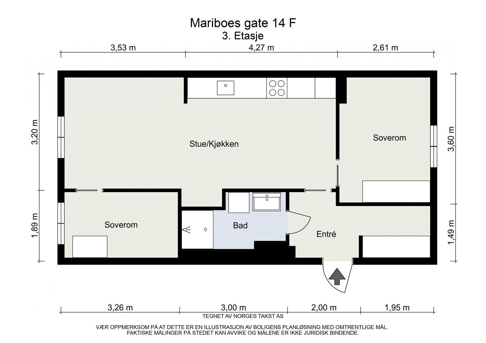 Planskisse Galleribilde