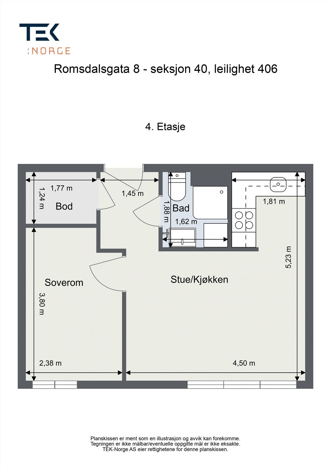 Plantegning Galleribilde