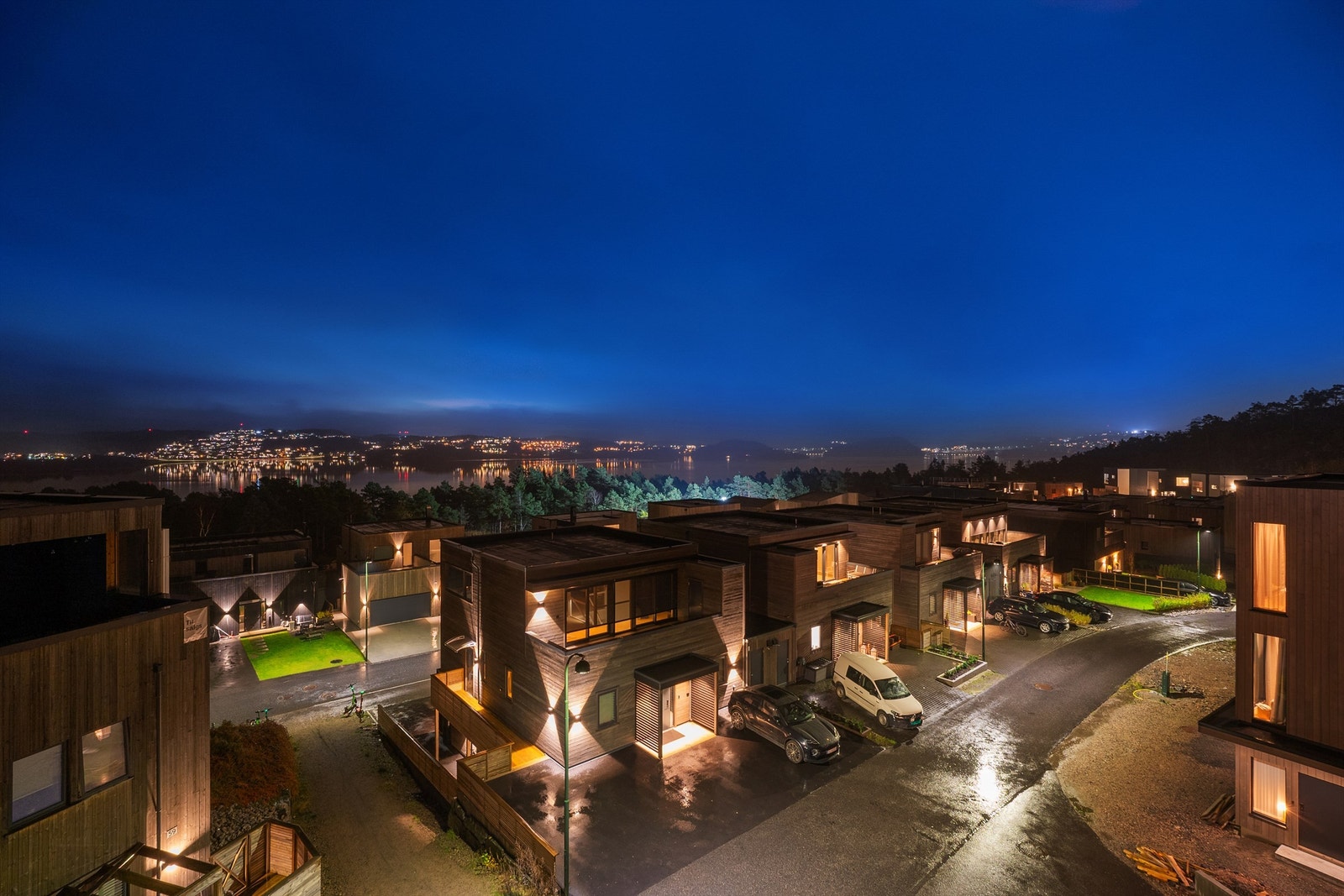 Flott utsikt på kveldstid også! Galleribilde