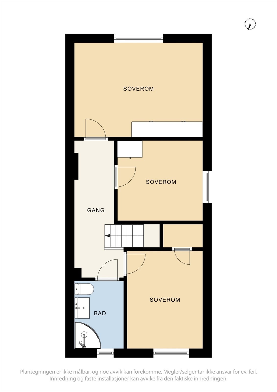 Plantegning 2.etasje. Galleribilde