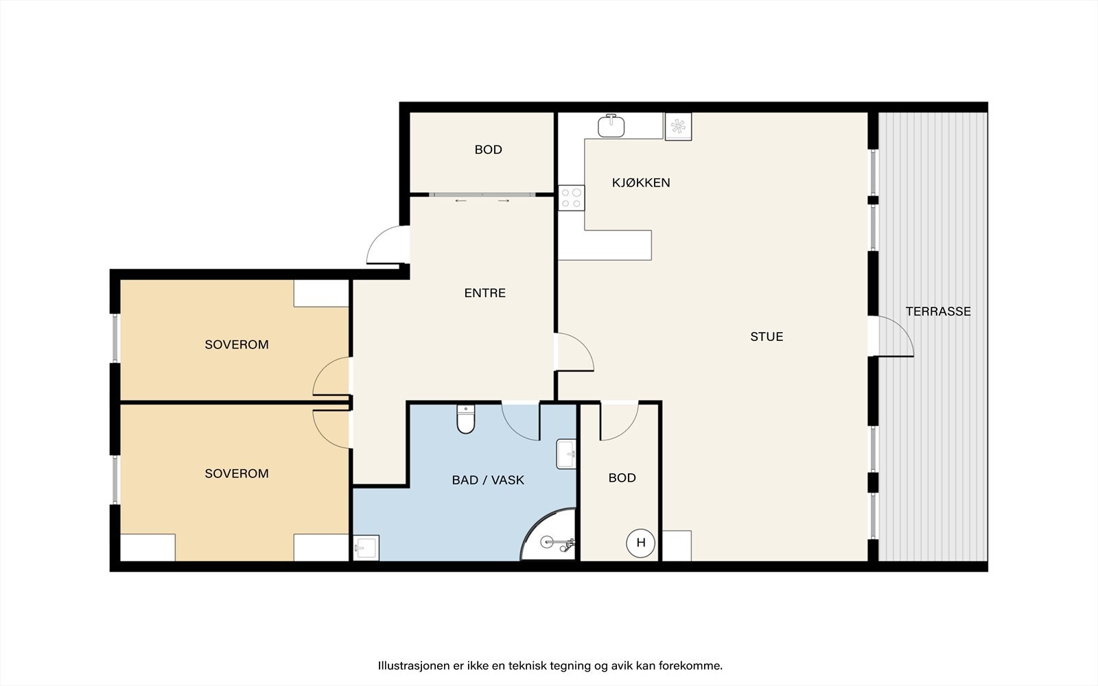 Plantegning. Galleribilde