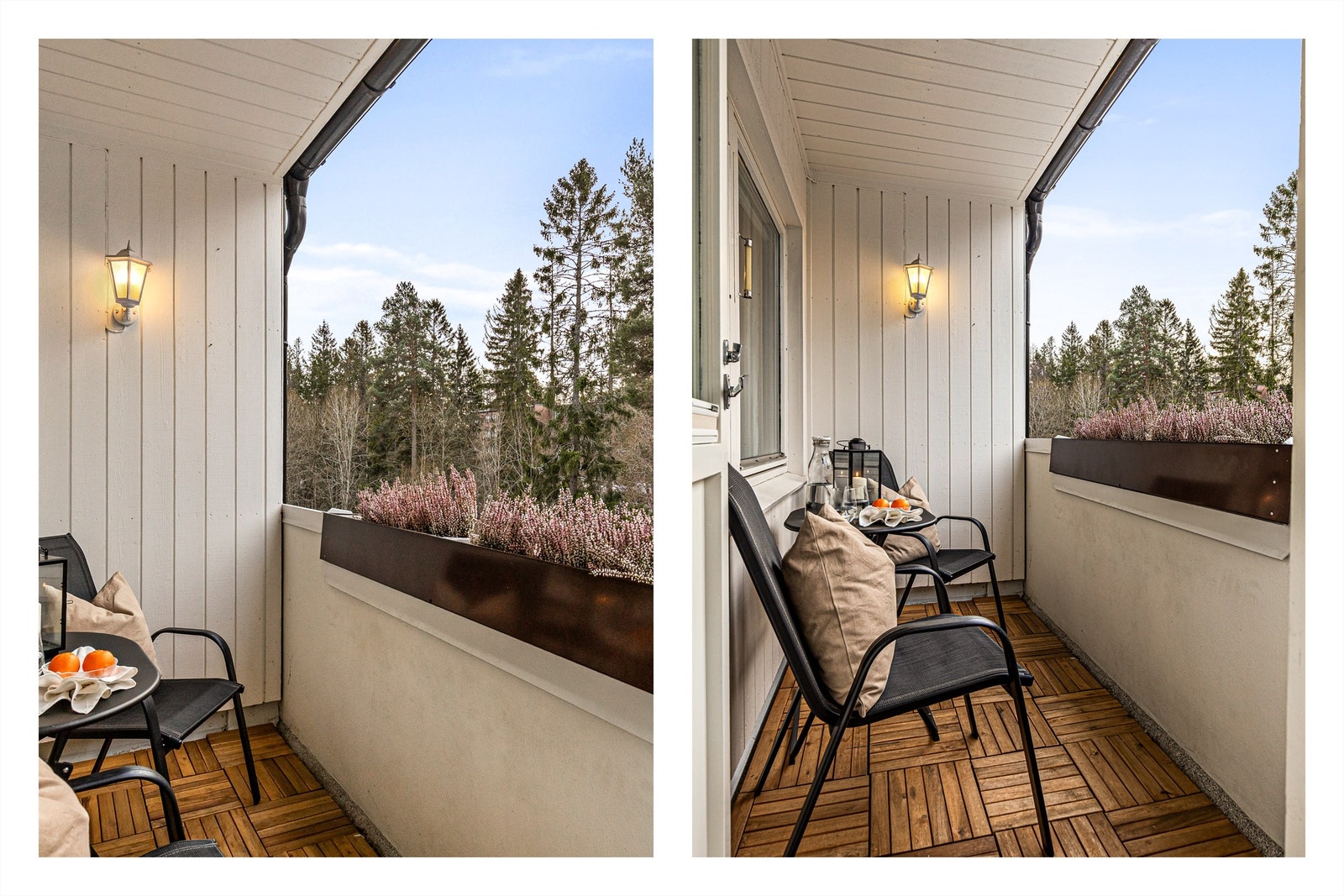 Her er det perfekt å nyte en morgenkaffe i rolige omgivelser. Galleribilde