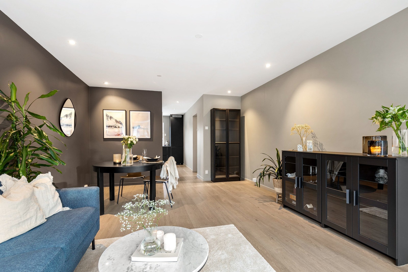 Rommet kan enkelt deles inn i ulike soner. Galleribilde