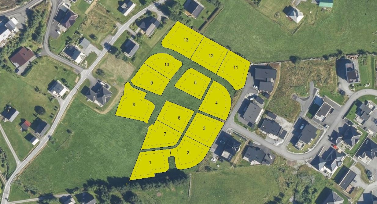 Tomteoversikt Galleribilde