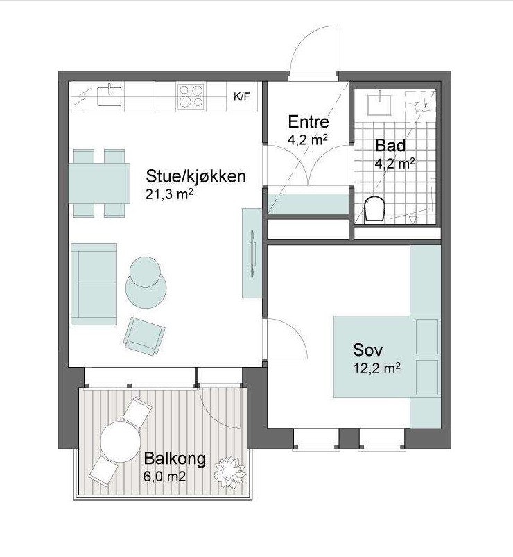 Plantegning. Galleribilde