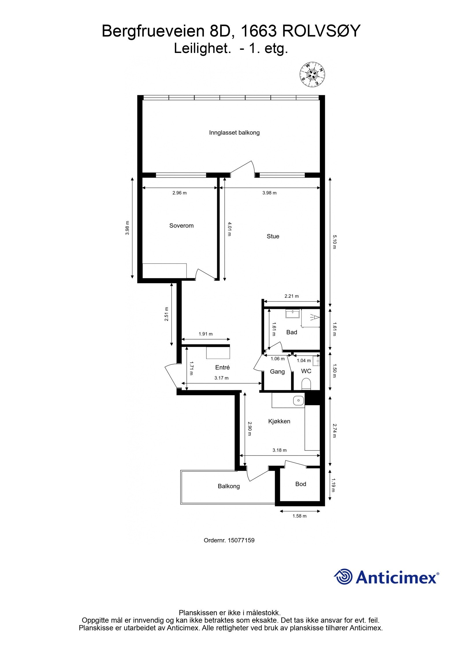 Plantegning Galleribilde