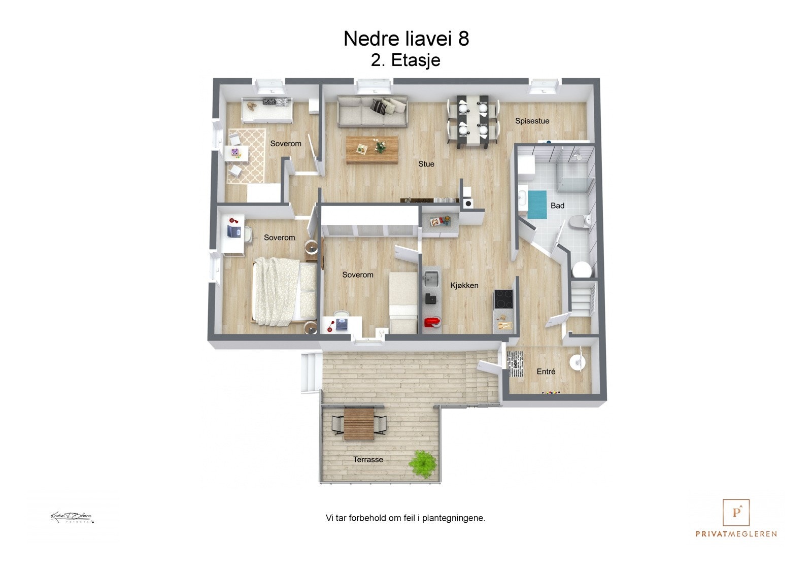 Plantegning 2. etasje Galleribilde